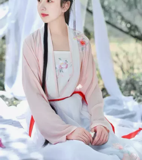 如梦霓裳石榴对襟齐腰上襦汉服女款春夏秋装 ...