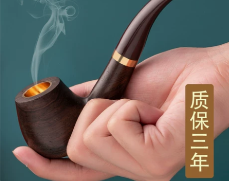 香港瑞拉克实木烟斗男士手工石楠木老式传统旱...