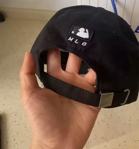 商场实体店购入mlb棒球帽鸭舌帽软顶小标男...