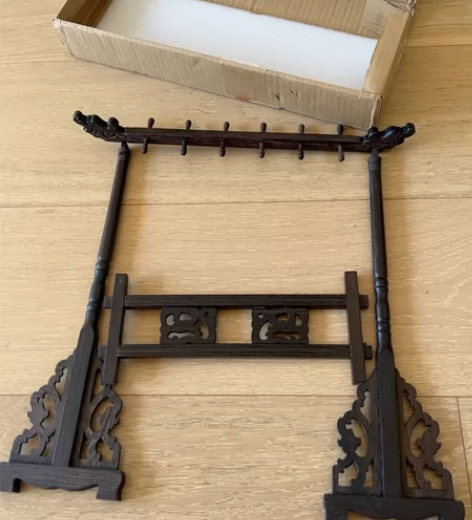 防明清榫卯结构毛笔架，没有味道，不能跟PD...