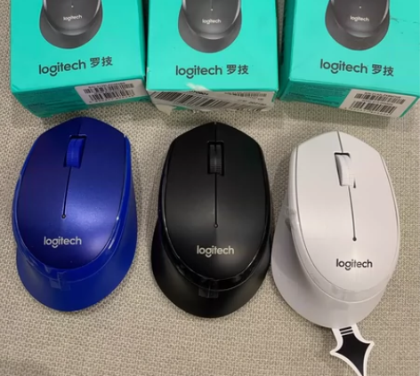 罗技（Logitech）M330 静音鼠标...