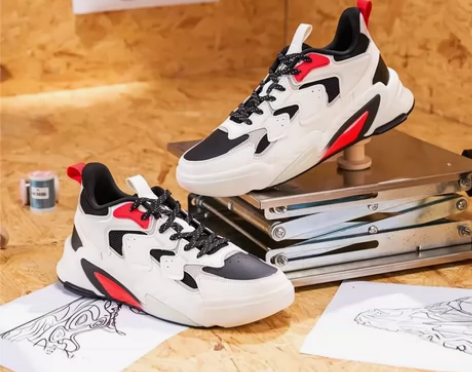 特步男街头百搭峰行2.0简约街头板鞋系列男...