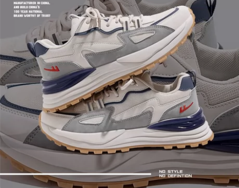 回力男鞋老爹鞋夏季网面透气鞋子男2023新...