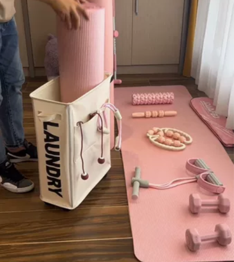 低价处理20个 收纳袋瑜伽垫收纳筐刘耕红女...