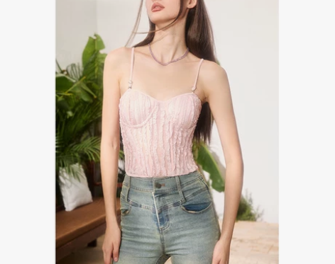 HiimDai 幻海之心 鱼骨束腰修身 辣...