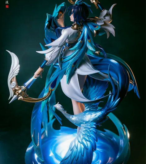 【出】王者荣耀绝版手办 王者荣耀虞姬云霓雀...