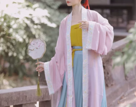 五月生原创宋制长褙子汉服女中国风三件套一片...