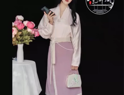 出云钟阁宋制三件套 九成新   汉服旋裙 ...