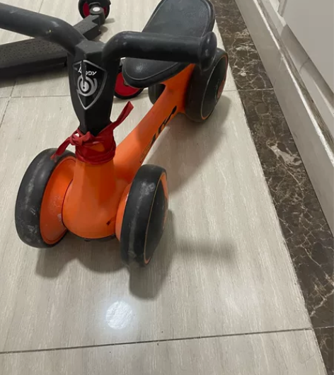 B.duck小黄鸭平衡车儿童四轮学步 乐的...