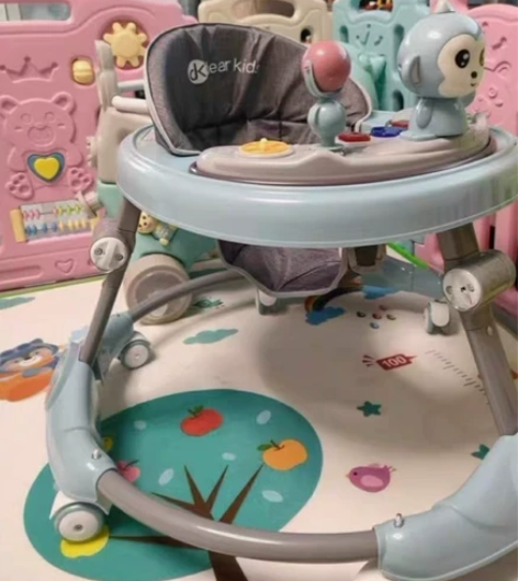 学步车防o型腿婴儿多功能防侧翻手推车 宝宝...