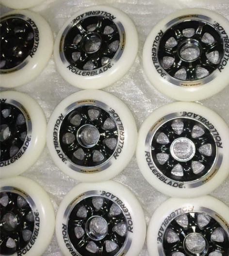 100毫米高弹速滑轮，ROLLERBLAD...