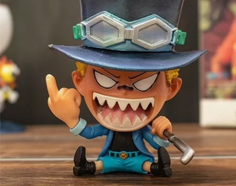 Q版大头海贼王小手办GK草帽团路飞索隆山治...