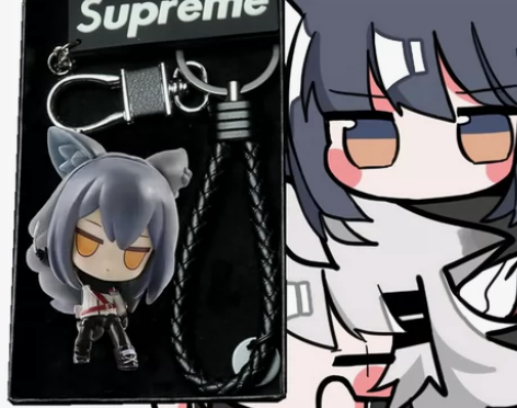 二次元明日方舟钥匙扣浮士德拉普兰德周边公仔...