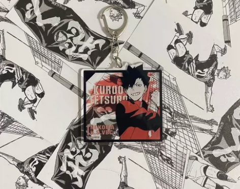 出黑尾铁朗亚克力挂件 扫街n的 状态默认初...