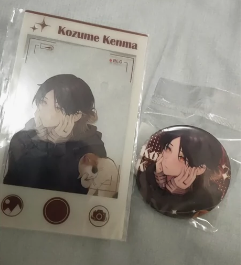 出 排球少年孤爪研磨同人谷 吧唧+透卡都为...