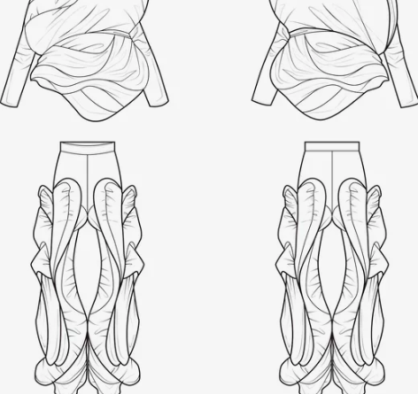 服装款式图代画 AI/cdr/ps/pro...