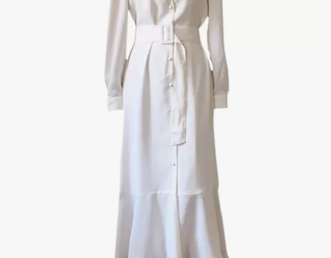 茶歇法式复古西装领连衣裙女赫本风收腰显瘦气...