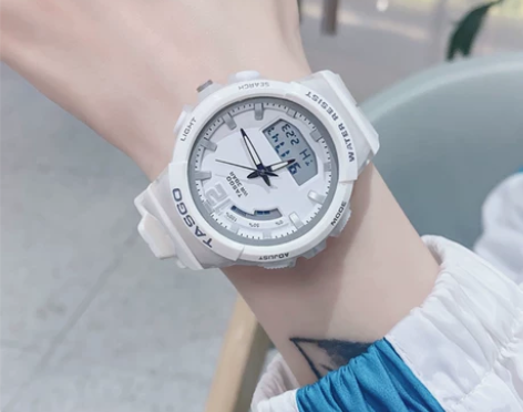 海洋之心手表女机械小众ins风电子初高中小...