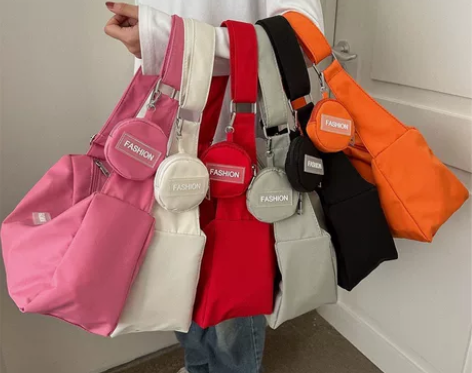 2024新款斜挎包学生上课包包女ins风日...