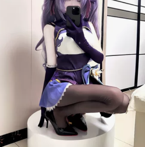 原神刻晴初兽猫同人旗袍cos服[35/3天...