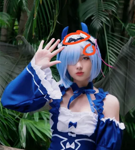 急出 蕾姆小恶魔cos服xl的  60半包...
