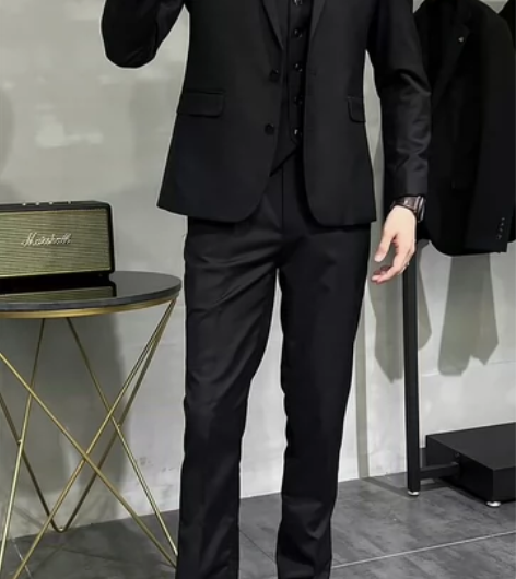 西服套装男士韩版修身外套新郎结婚礼服商务职...