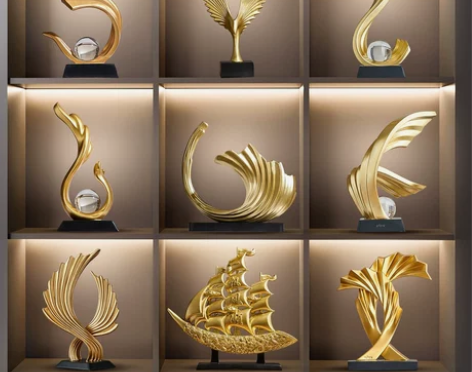 桌面摆件 创意桌面摆件酒柜装饰品家居饰品电...