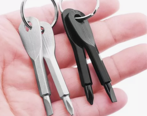 【实用】便携螺丝刀精铸钢迷你一字十字多功能...