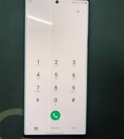三星 note 20u 美版屏幕有条线后盖...