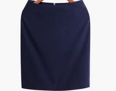 春夏职业裙半身裙女短裙工作裙西裙西装裙子黑...