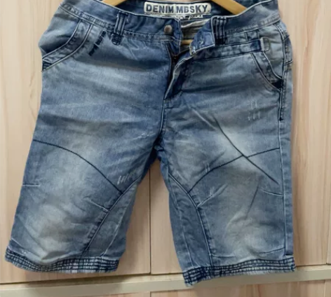 男士牛仔短裤,170/84A,腰围是29,...