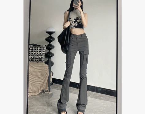 180高个子加长版175美式辣妹弹力显瘦工...