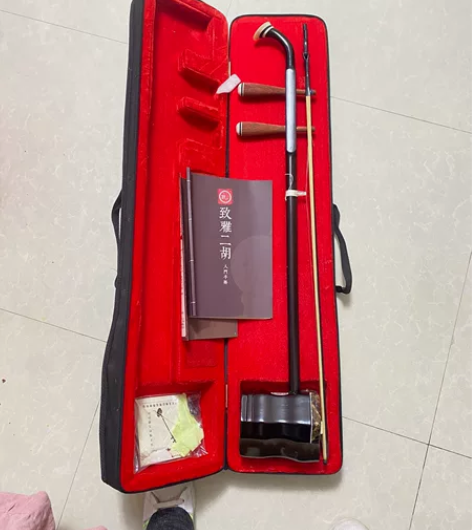 苏州二胡乐器初学者红木黑檀木名牌紫檀入门级...