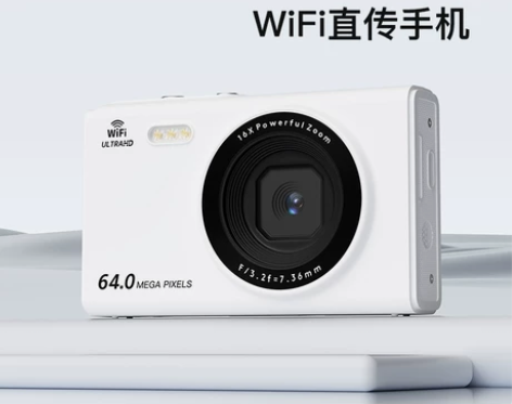 入门级校园数码相机学生CCD高清4KWIF...