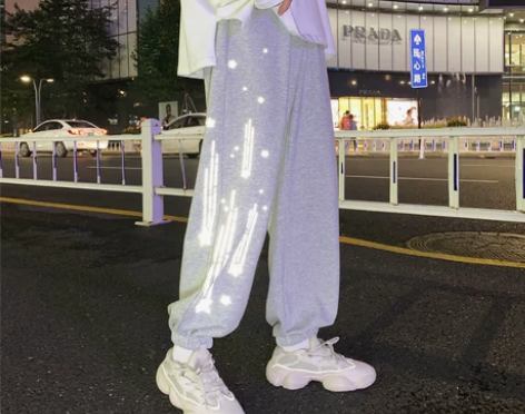 裤子男韩版潮流休闲运动束脚裤宽松百搭潮牌i...