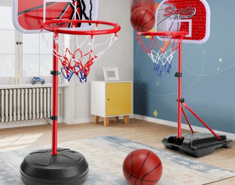 球儿童篮球框投篮架篮球架可升降挂式室内家用...