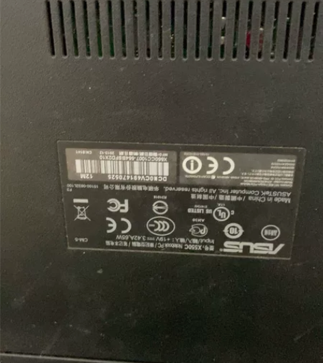 华硕X550C笔记本电脑闲置 cpu：u1...