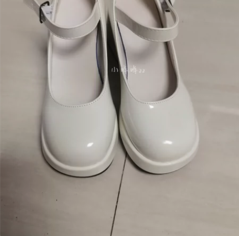 婚纱 婚鞋高跟鞋女婚鞋法式一字带玛丽珍鞋防...