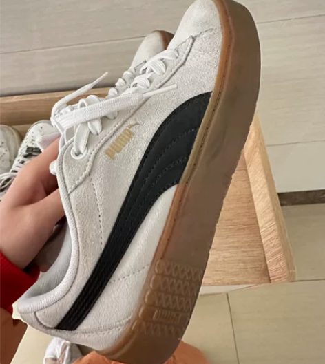 出闲置Puma/彪马板鞋38码 休闲鞋正品...