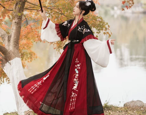 上下全新全套醉雨朵兔莲语汉服转卖 女夏季正...