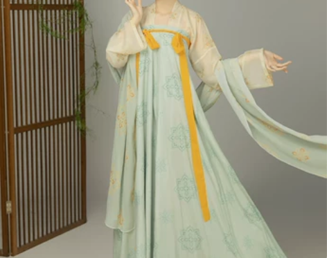 ?柒邑【忆长安】汉服女原创唐风齐胸衫裙复原...