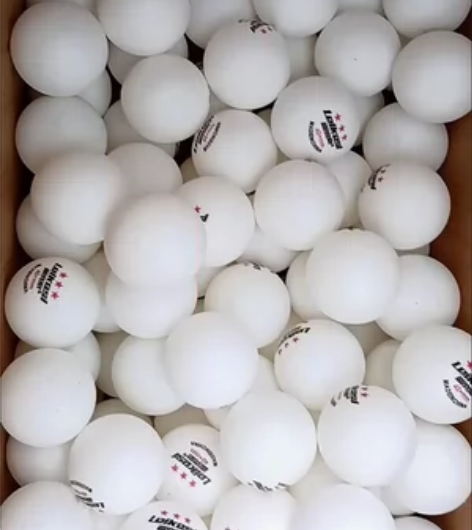 仓库清货，一袋子乒乓球140个三星球级乒乓...