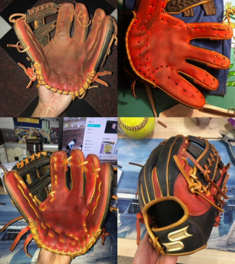 棒球手套换线 棒球手套修复  棒球手套翻新...