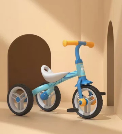 全新！小龙哈彼儿童平衡车脚踏三轮车二合一幼...