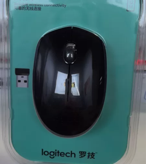 罗技正品无线鼠标，型号M171，黑色商务办...