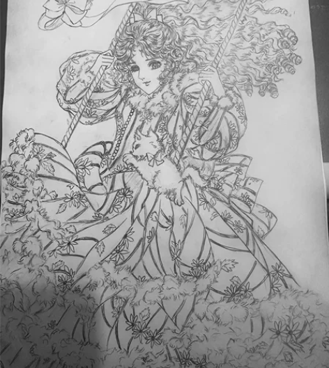 九张不重复手绘复印件，其中圣传那张原稿比较...