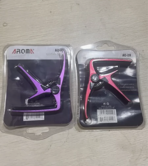 AROMA阿诺玛民谣吉他变调夹紫色红色 全...