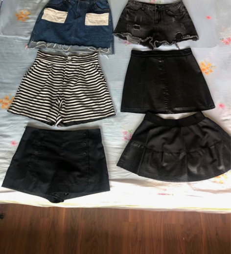 太平鸟，拉夏贝尔短裤短裙合集，有品牌的也有...