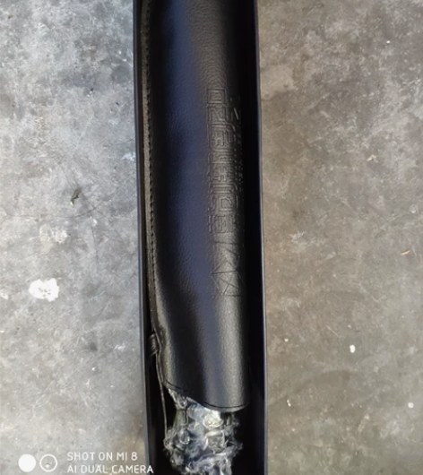 高档皮式包装雨伞，按键张开，收缩，装逼神器...