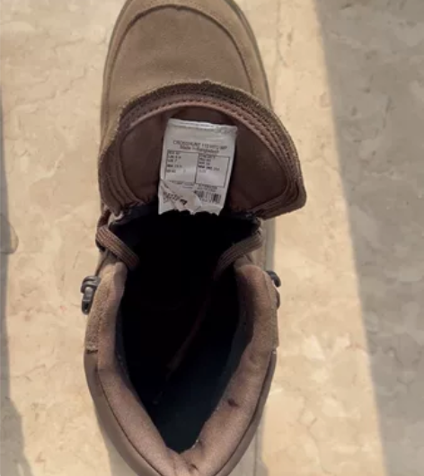 迪卡侬荒野探险防泼水户外鞋110系列-棕色...